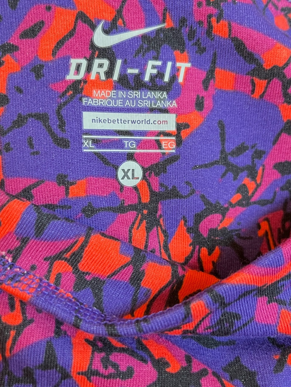 Nike Dri Fit Leggings Size Extra Large